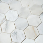 2" Calacatta Gold Hexagon Tile Honed | Tile Club