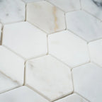 2" Calacatta Gold Hexagon Tile Honed | Tile Club