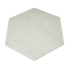 10" Calacatta Gold Marble Hexagon Tile Honed | Tile Club