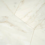 10" Calacatta Gold Marble Hexagon Tile Honed | Tile Club
