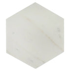 10" Calacatta Gold Marble Hexagon Tile Honed | Tile Club