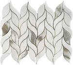 Calacatta Gold Leaves Marble Mosaic Tile | Tile Club