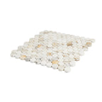 Calacatta Gold Penny Tile Honed | Tile Club
