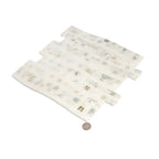 Calacatta Gold Waterfall Marble Mosaic Tile | Tile Club