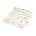 Calacatta Gold Waterfall Marble Mosaic Tile | Tile Club