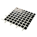 Boulevard Nero Marquina And Carrara Marble Mosaic Tile | Tile Club