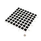 Boulevard Nero Marquina And Carrara Marble Mosaic Tile | Tile Club