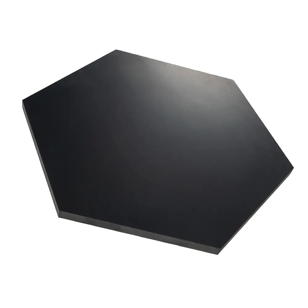 Nero Marquina 10 Inch Hexagon Honed Marble Mosaic Tile | Tile Club