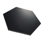 Nero Marquina 10 Inch Hexagon Honed Marble Mosaic Tile | Tile Club