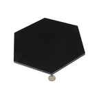 Nero Marquina 10 Inch Hexagon Honed Marble Mosaic Tile | Tile Club