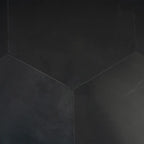 Nero Marquina 10 Inch Hexagon Honed Marble Mosaic Tile | Tile Club