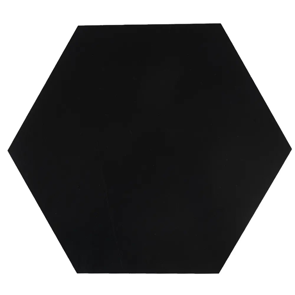 Nero Marquina 10 Inch Hexagon Honed Marble Mosaic Tile | Tile Club