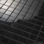Nero Marquina 1X1 Polished Marble Mosaic Tiles | Tile Club