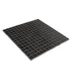 Nero Marquina 1X1 Polished Marble Mosaic Tiles | Tile Club
