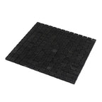 Nero Marquina Tumbled Square Marble Mosaic Tiles | Tile Club