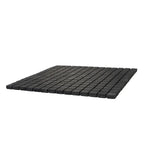 Nero Marquina Tumbled Square Marble Mosaic Tiles | Tile Club