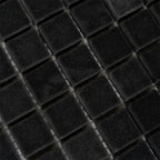 Nero Marquina Tumbled Square Marble Mosaic Tiles | Tile Club