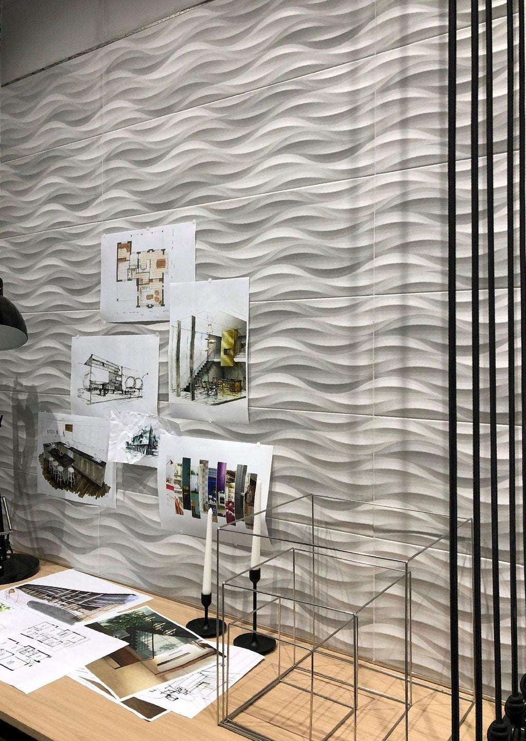 wave pattern tile