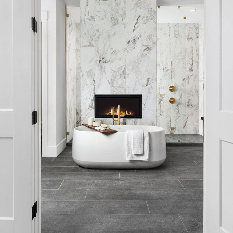 Kasai Notte 10x60" Rectified Porcelain Tile | Tile Club