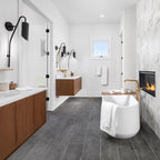 Kasai Notte 10x60" Rectified Porcelain Tile | Tile Club