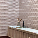 Tera Cotta Geometric Ceramic Wall Tile | Tile Club