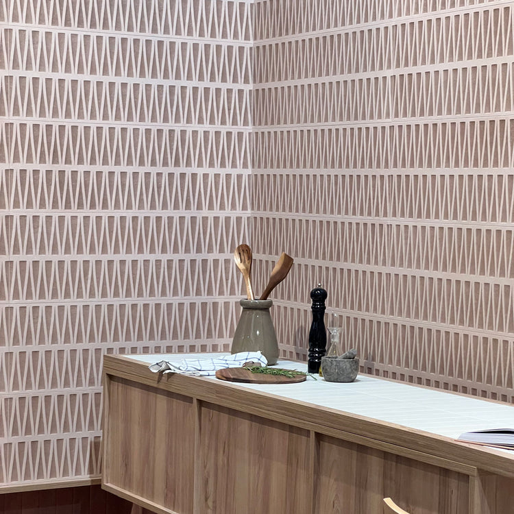 Tera Cotta Geometric Ceramic Wall Tile | Tile Club