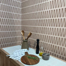 Tera Cotta Geometric Ceramic Wall Tile | Tile Club