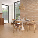 Tera Cotta Geometric Ceramic Wall Tile | Tile Club