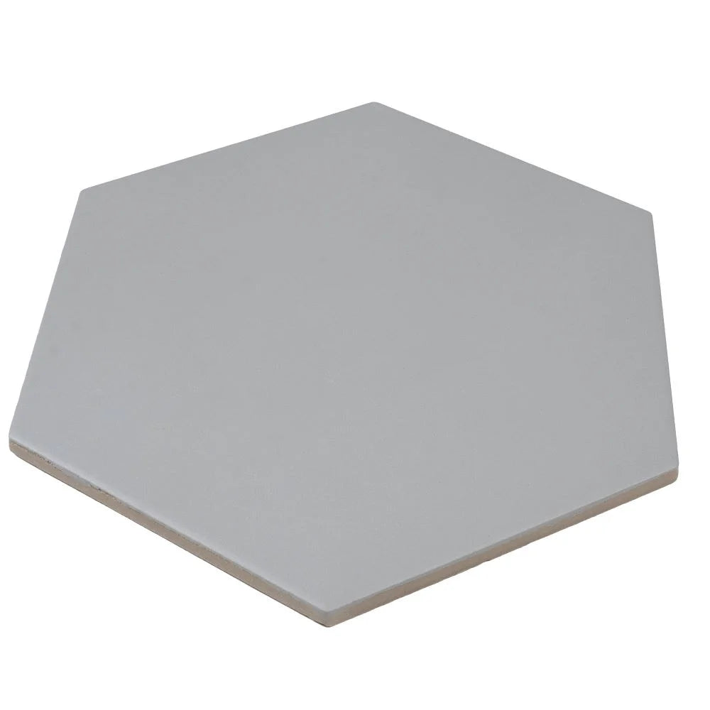 Magic Silver Porcelain Hexagon Tile