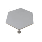Magic Silver Porcelain Hexagon Tile