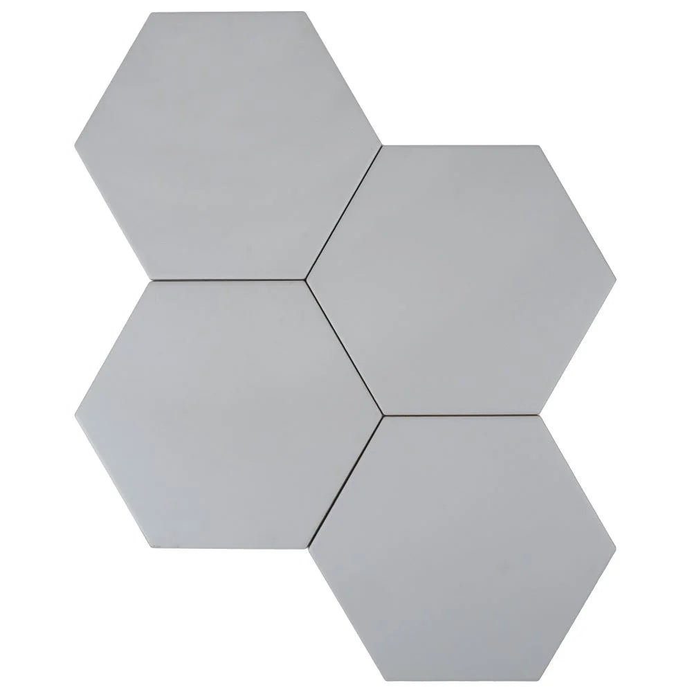 Magic Silver Porcelain Hexagon Tile