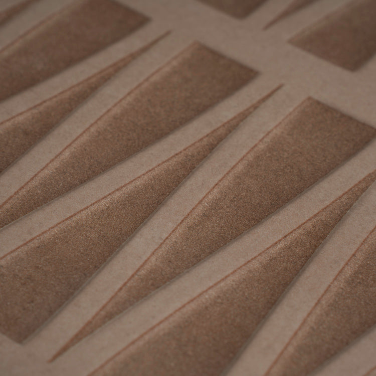 Tera Cotta Geometric Ceramic Wall Tile | Tile Club