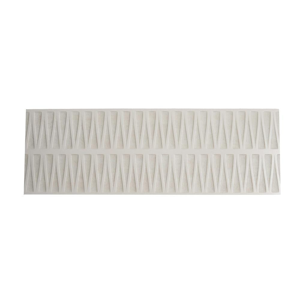 Tera Blanco Geometric Ceramic Wall Tile Sample | Tile Club