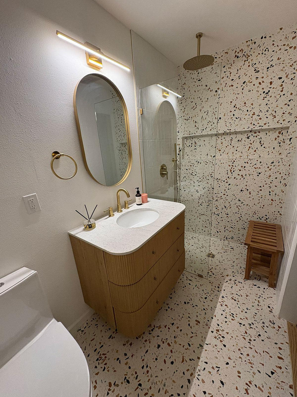 Terra Cotta Real Terrazzo Tile 24