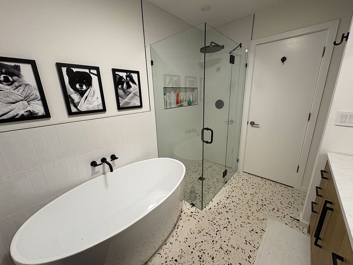 Terracotta Real Terrazzo Tile 24" x 24" | Tile Club