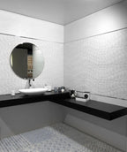 Tex Ivory Atomic Ceramic Tile | Tile Club