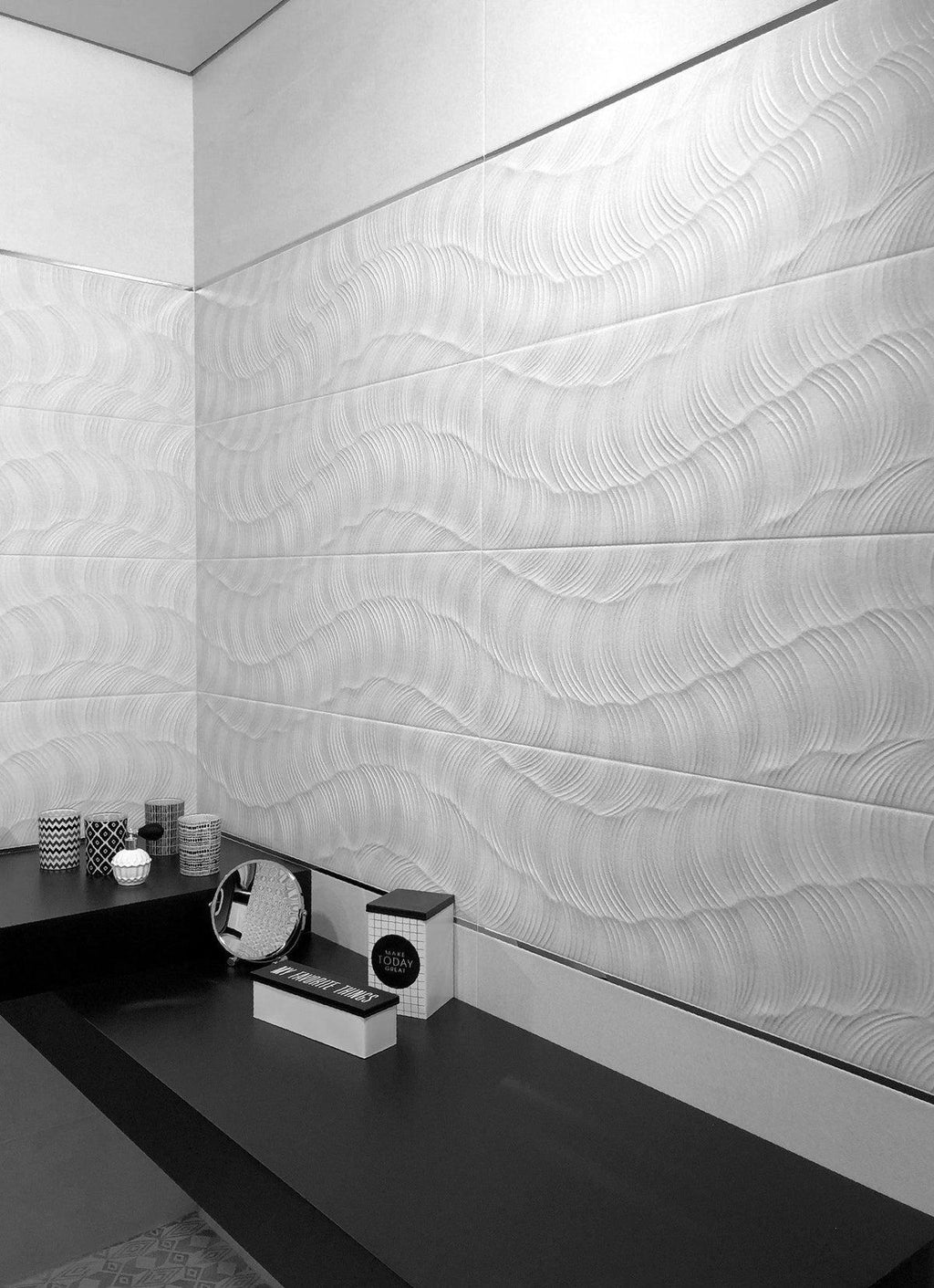 Tex Ivory Atomic Ceramic Tile | Tile Club