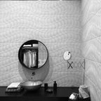 Tex Ivory Atomic tile for Bathroom Walls