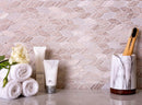 Beige Leaf Marble Mosaic Tile