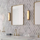 Carrara & Thassos White Chains Marble Mosaic Tile