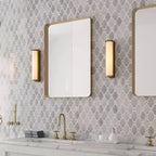 Carrara & Thassos White Chains Marble Mosaic Tile