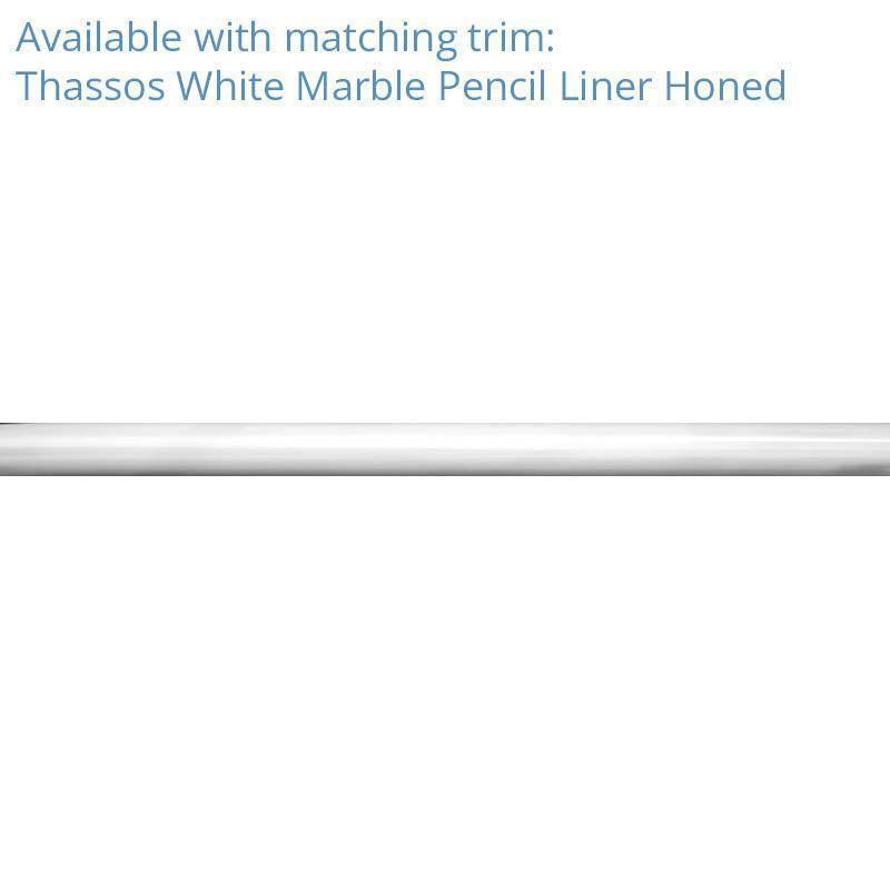 Thassos White 12X24 Honed Marble Tile | Tile Club