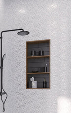 Tropical Sand Terrazzo Hex Porcelain Tile | Tile Club