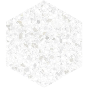 Tropical Sand Terrazzo Hex Porcelain Tile