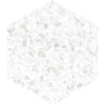 Tropical Sand Terrazzo Hex Porcelain Tile Sample