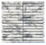 True Arabescato Arc Fluted Sample