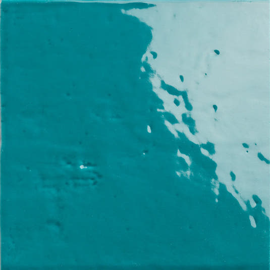 Camila Turquoise Square 5.9x5.9 Porcelain Tile Sample | Tile Club