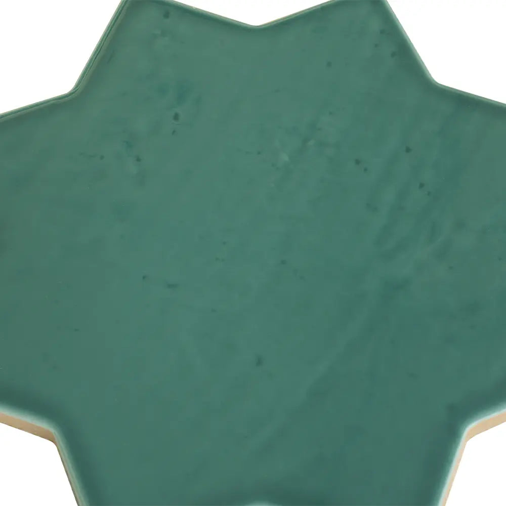 Camila Turquoise Star Porcelain Tile | Tile Club
