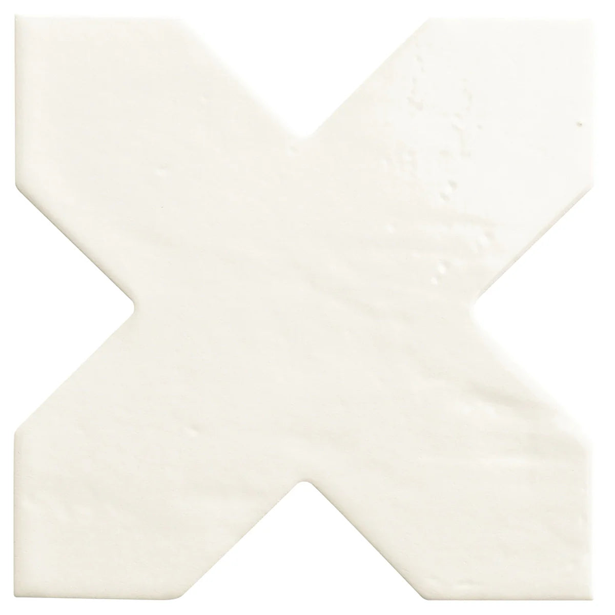 Camila White Cross Porcelain Tile Sample | Tile Club