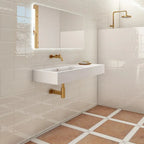 Camila White Square 5.9x5.9 Porcelain Tile | Tile Club